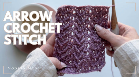 Learn to Crochet The Arrow Stitch