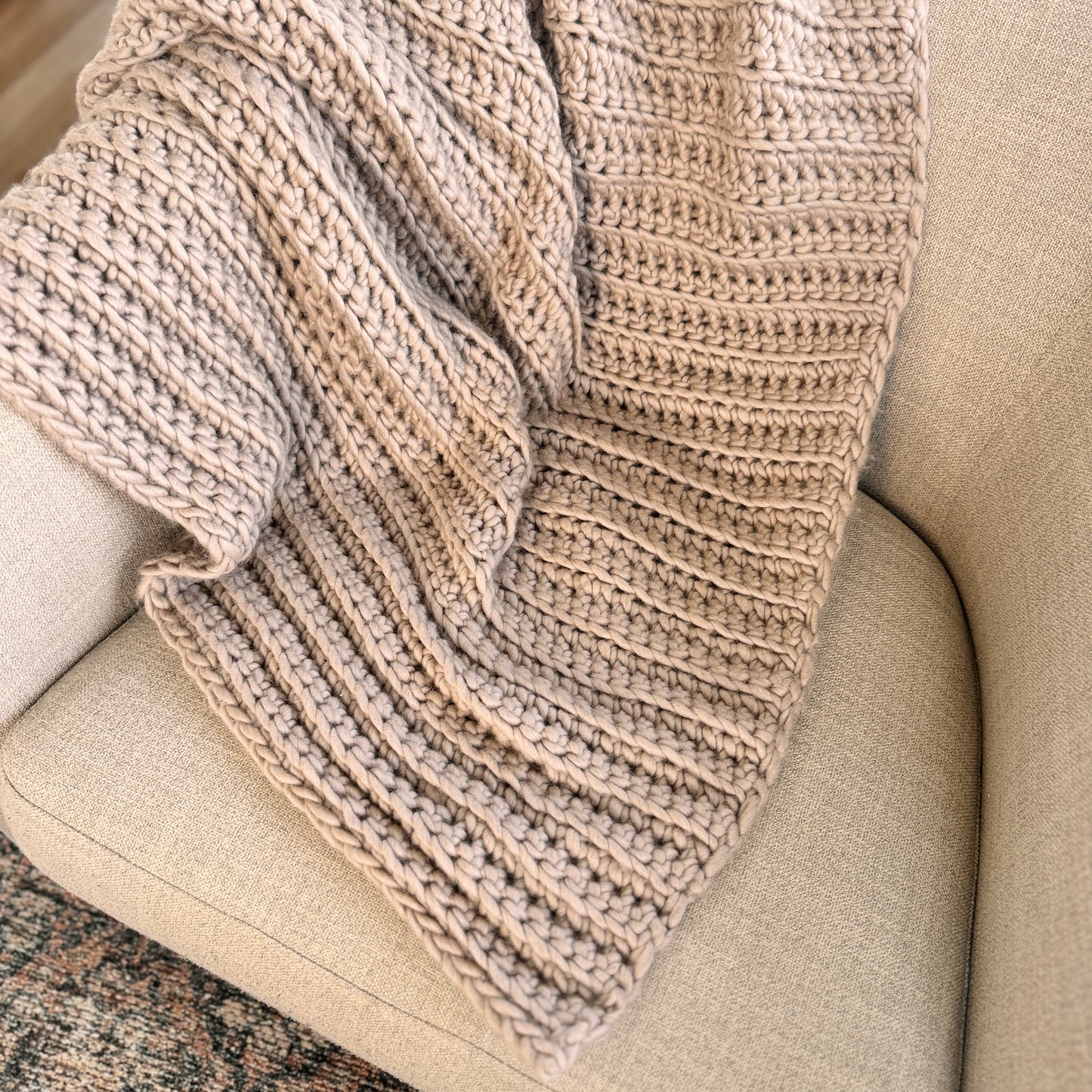 Crochet Sweater Throw Pattern