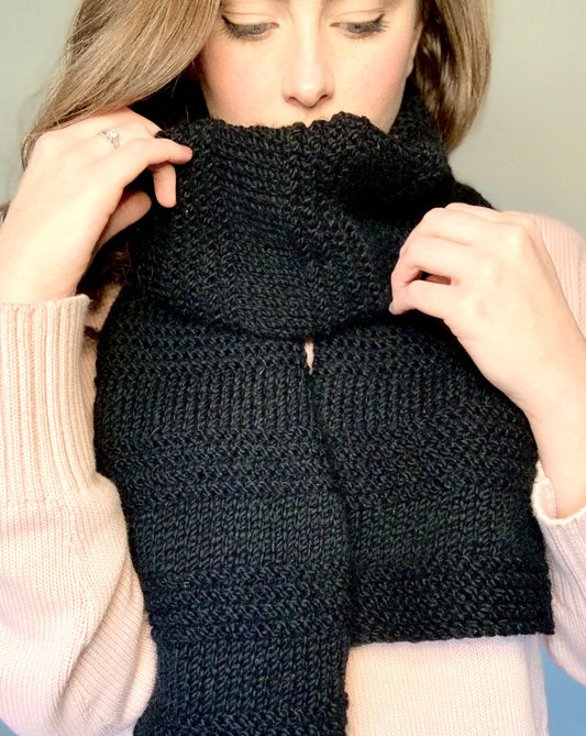 Soft Stripes Scarf Knitting Pattern