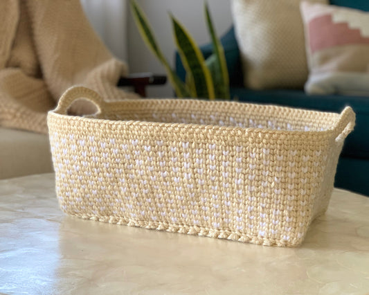 Bondi Basket Crochet Basket Pattern