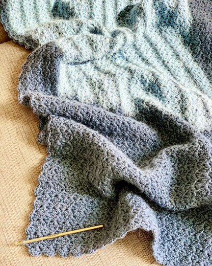 Eyelet Throw Crochet Pattern