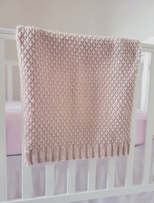 Seersucker Baby Blanket Knitting Pattern