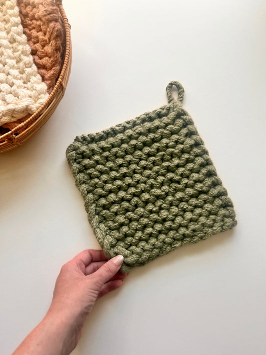 Candor Potholder Knitting Pattern